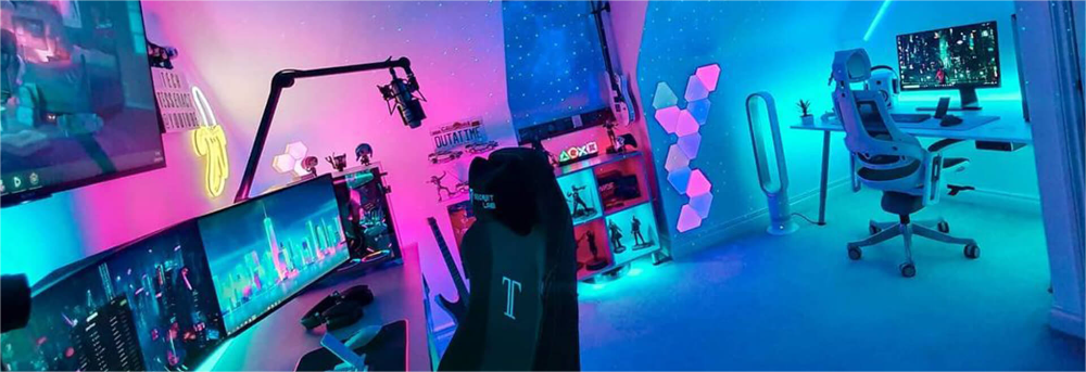 Fantastic Computer Game Room Lighting Ideas