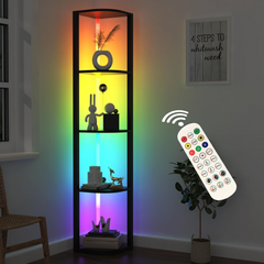 Illuminate Corner 5-Tier Shelf
