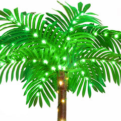 6ft Artificial Lighted Palm Tree