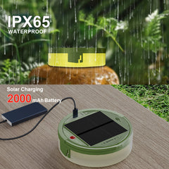 Solar & USB Camping String Lights - 32.8ft, 200 LED 