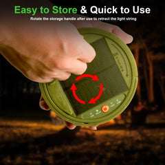 Solar & USB Camping String Lights - 32.8ft, 200 LED 