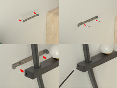 2Pack Bedside Wall Lamp