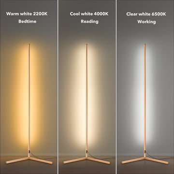 RGBCW Golden Corner Floor Lamp