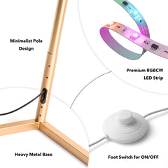 Golden Corner Floor Lamp