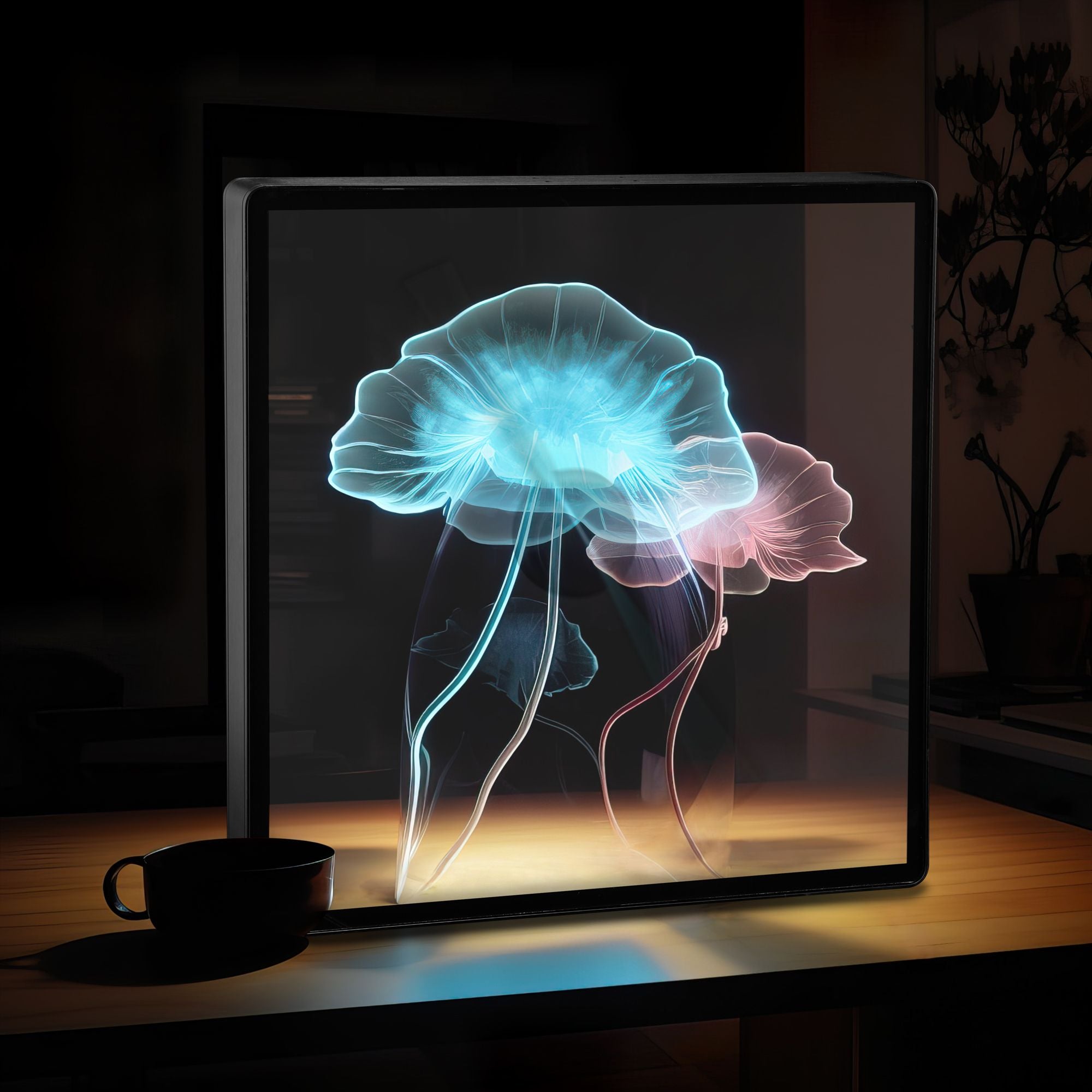 3D HOLOGRAM LED FAN WITH FRAME