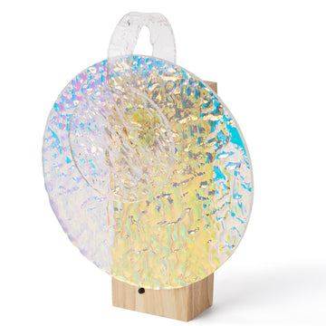 Rotating Crystal Table Lamp