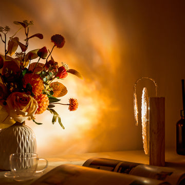 Rotating Crystal Table Lamp