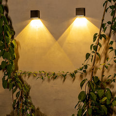 Multi-Color Solar Cube Wall Lights