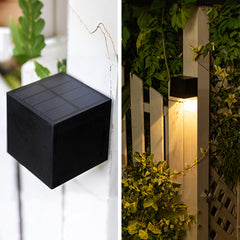 Multi-Color Solar Cube Wall Lights