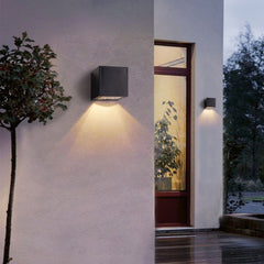 Multi-Color Solar Cube Wall Lights