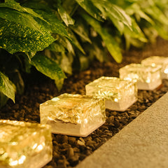 Outdoor Solar Ice Brick Light