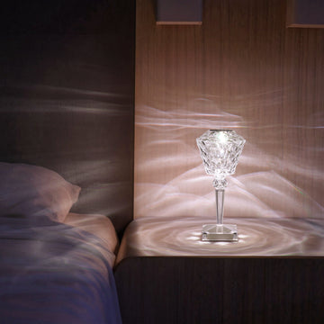 Crystal Rose Table Lamp