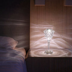 Crystal Rose Table Lamp