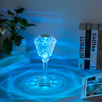 Crystal Rose Table Lamp