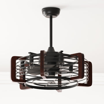 Rustic Farmhouse Ceiling Fan Chandelier