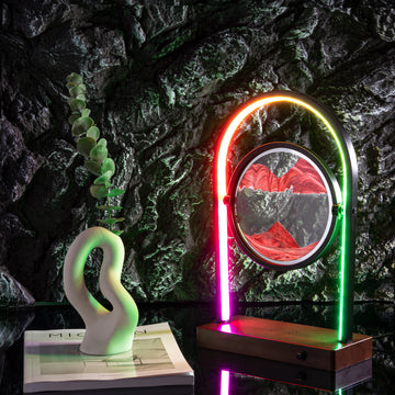Moving Sand Lamp with Wireless Charger