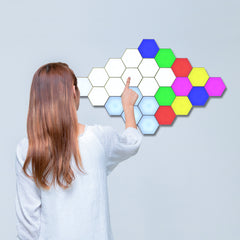 rgb led hexagon