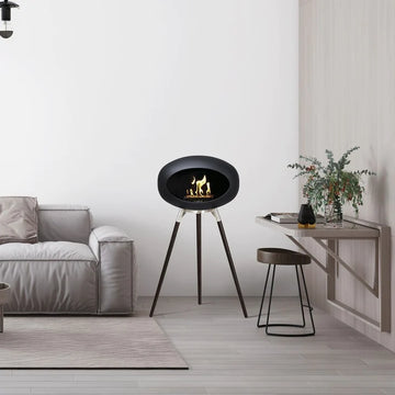 Tripod Ethanol Fireplace