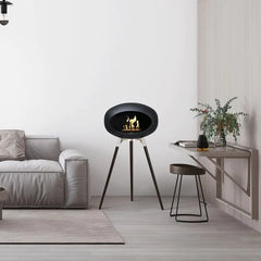 Indoor and Outdoor Fireplace