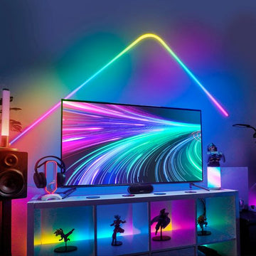 led strip lights for computer game room