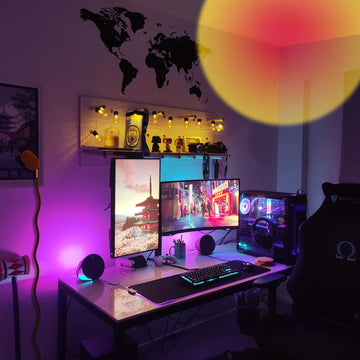 sunset projector lamp