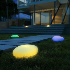 Outdoor Glow Cobblestone Shape Lamp