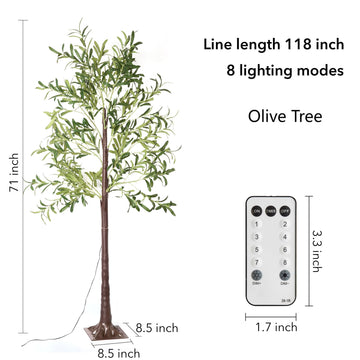 5.9ft Artificial Tree With Lights