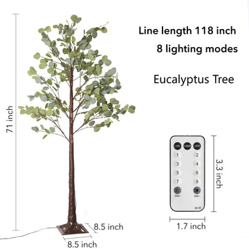 5.9ft Artificial Tree With Lights