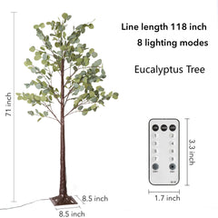 5.9ft Artificial Tree With Lights