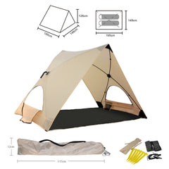 Folding Canopy Tent: UPF 50+ Protection