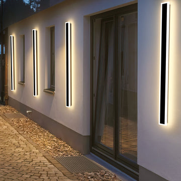 2 Pcs Outdoor Long Wall Light