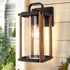 Outdoor Wooden Porch Light