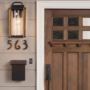 Outdoor Wooden Porch Light