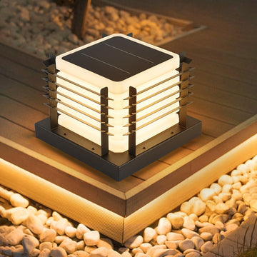 Solar Powered Post Light LED Pillar Lamp