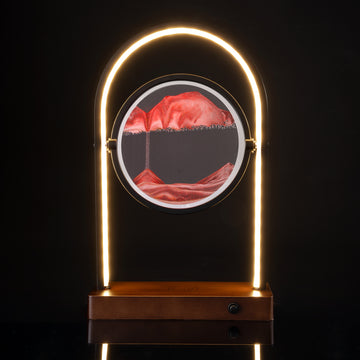 Moving Sand Lamp with Wireless Charger