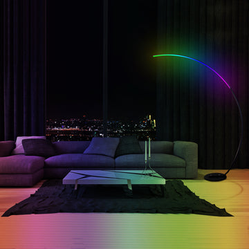 RGBW Modern Curve Lamp, Mood Lighting