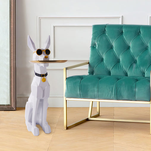 Dapper Dog Serving Tray Table