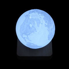 Blue earth surface