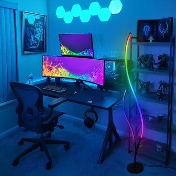 rgb floor lamp with remote