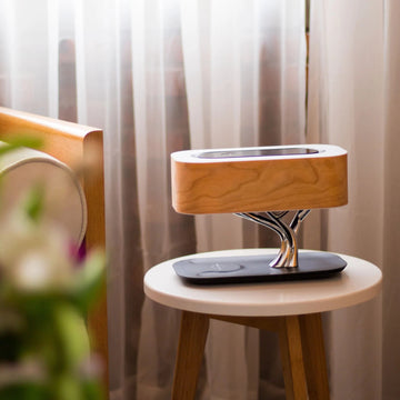 Bedside Table Lamp with Bluethooth Speaker