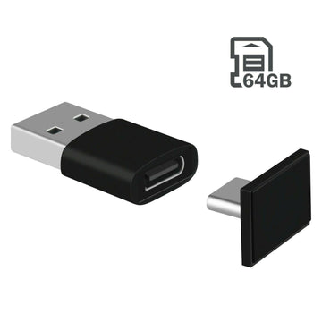 64GB USB Flash Drive, Type C Dual USB Disk(USB-A 3.0/Type C 3.0)